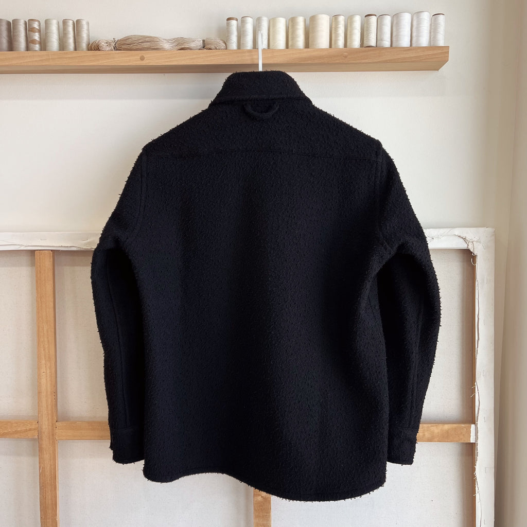 Nero Casentino Wool Overshirt Size Small