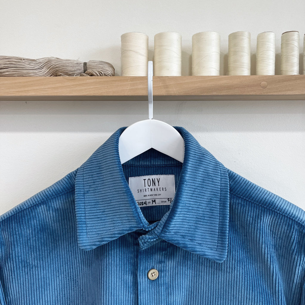 Sky Blue 16.5 Oz. Corduroy Overshirt
