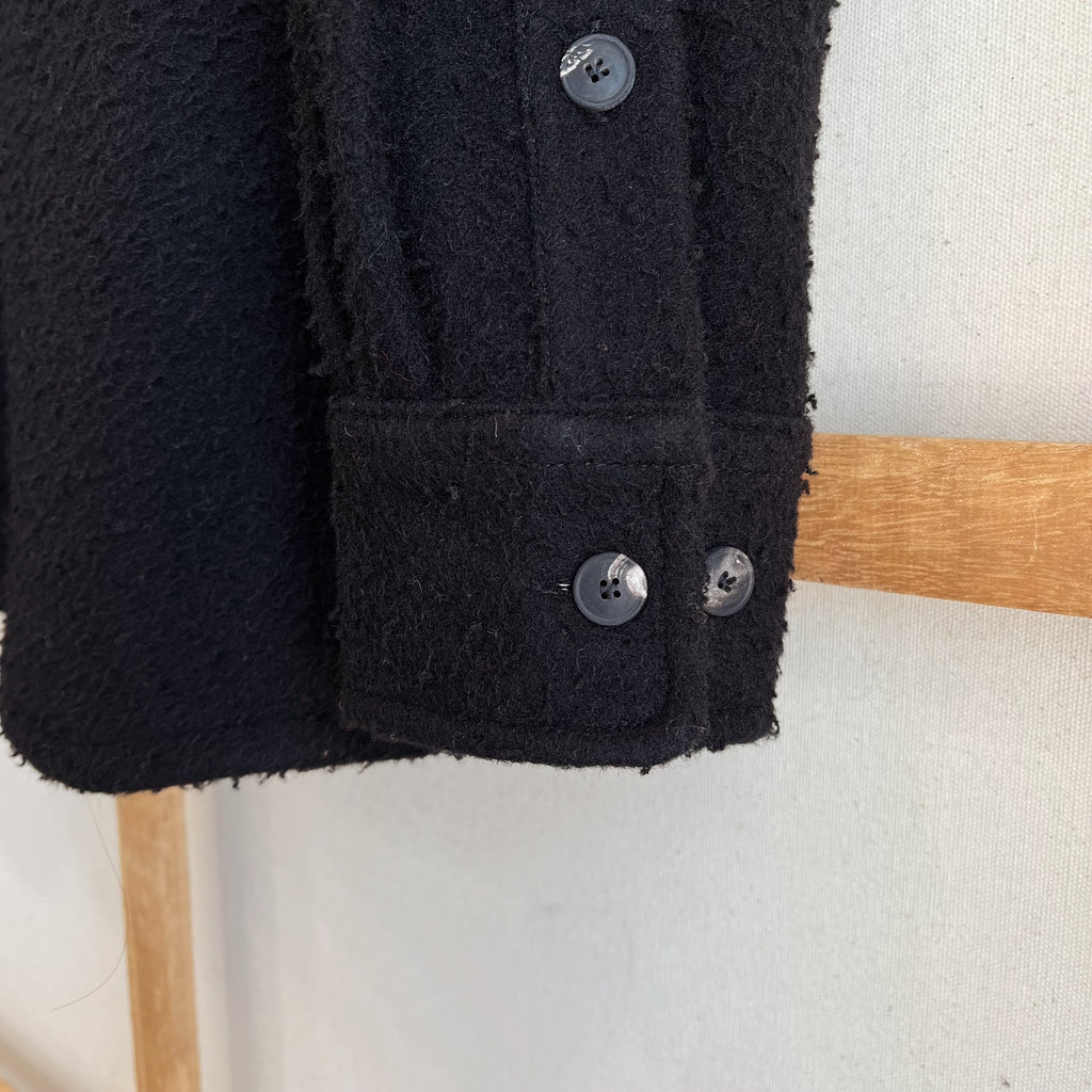 Nero Casentino Wool Overshirt Size Small