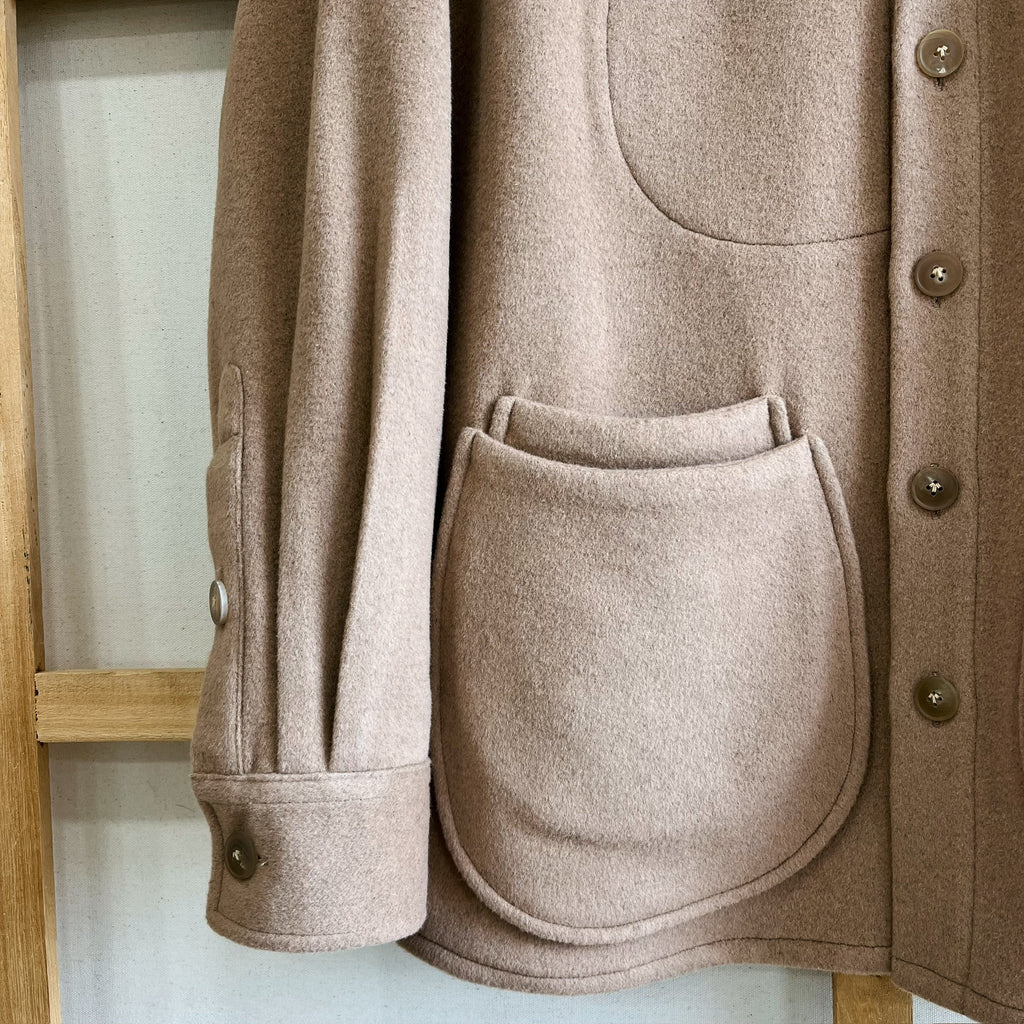 Deadstock Camel Wool Blend Chore Coat