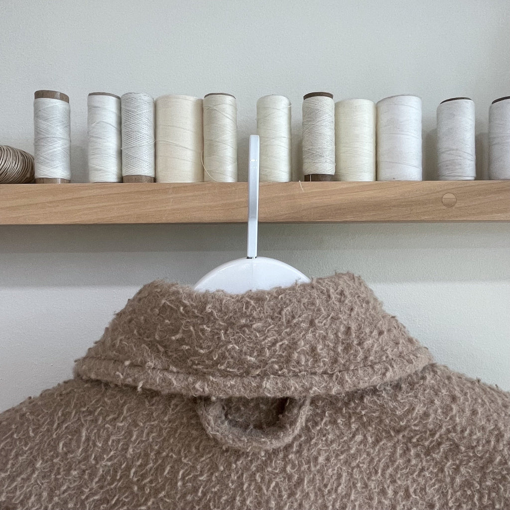 Light Camel Casentino Wool Overshirt
