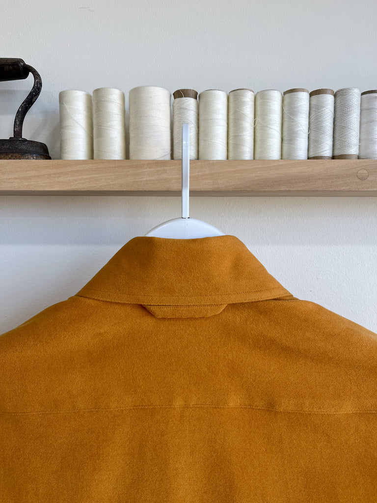Ochre Moleskin Shirt Jacket