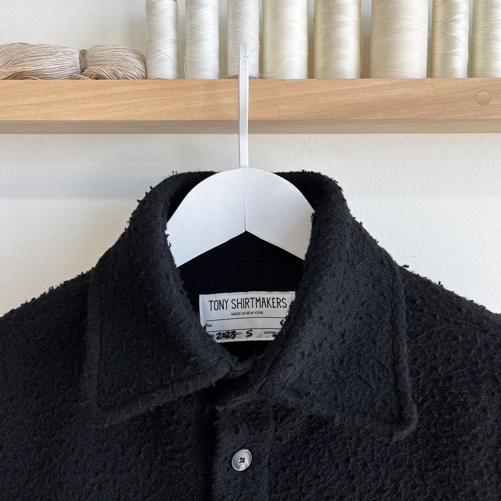 Nero Casentino Wool Overshirt Size Small