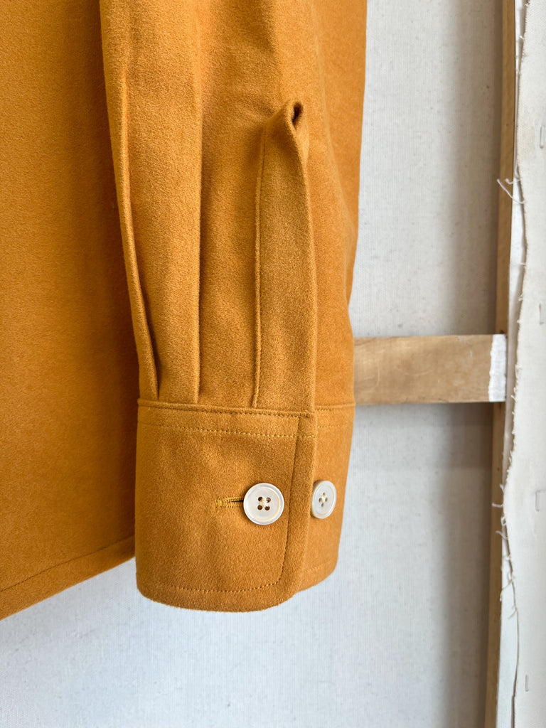Ochre Moleskin Shirt Jacket
