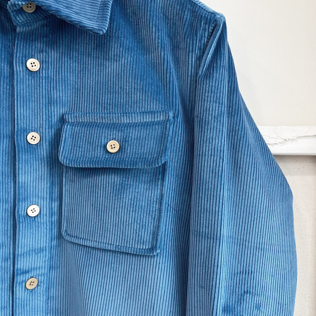 Sky Blue 16.5 Oz. Corduroy Overshirt