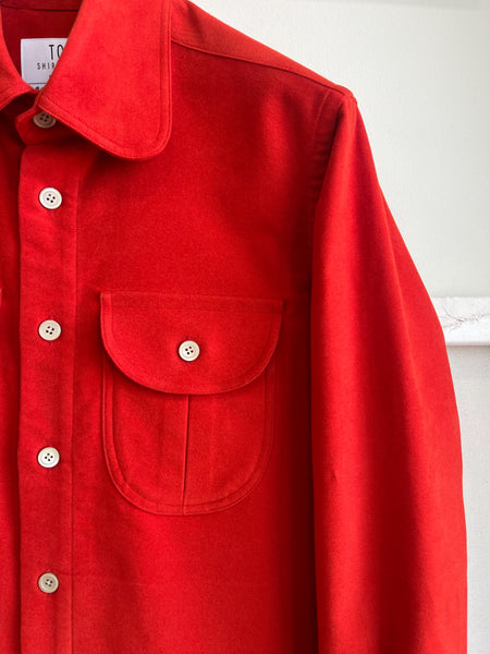 ジャケット・アウター M47& moleskin shirt set Blaze Red Moleskin Shirt Jacket – TONY SHIRTMAKERS