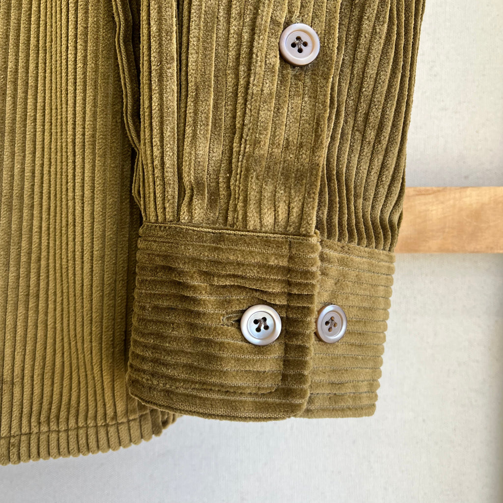 Dead-stock Bronze Wide Wale Corduroy Overshirt