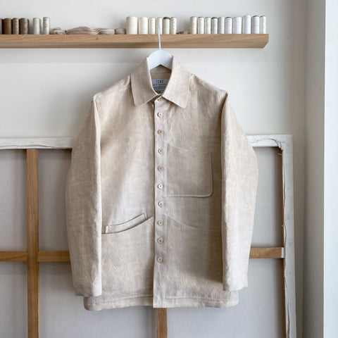 Sand Antique Linen Sail Coat