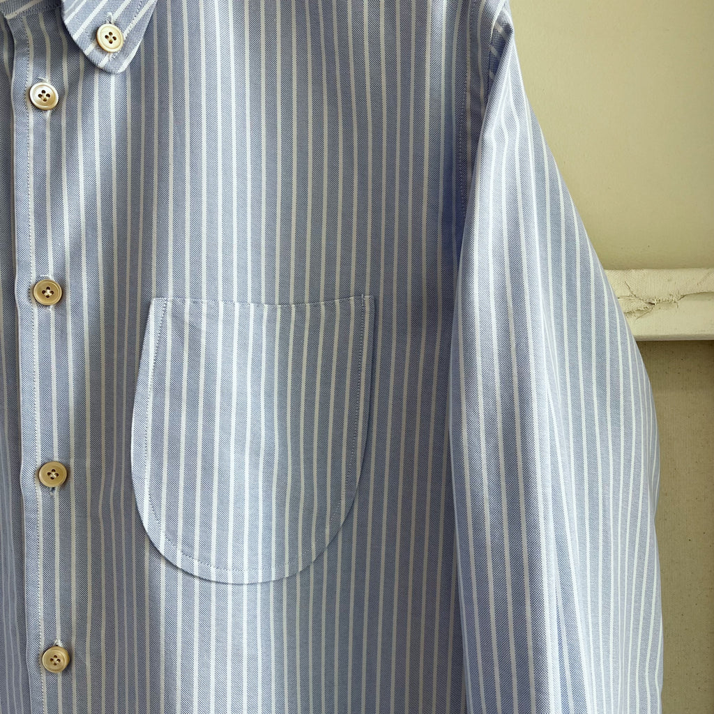 Sky Stripe OCBD Button Down Dress Shirt