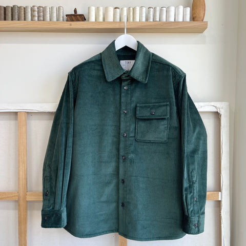 Forest Wide Wale Corduroy Overshirt Size XL