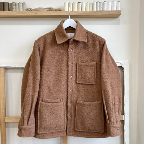 Cammello Scuro Casentino Wool Chore Coat