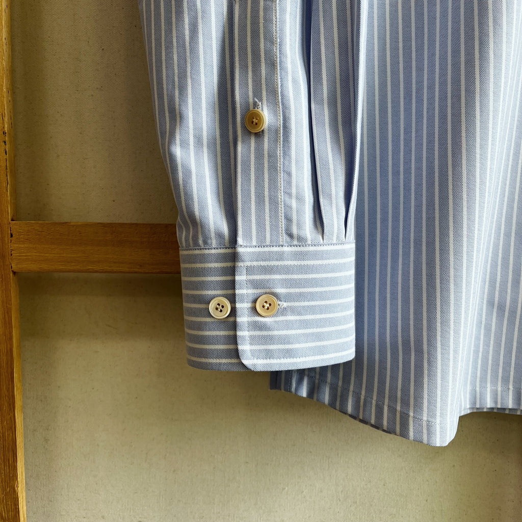 Sky Stripe OCBD Button Down Dress Shirt