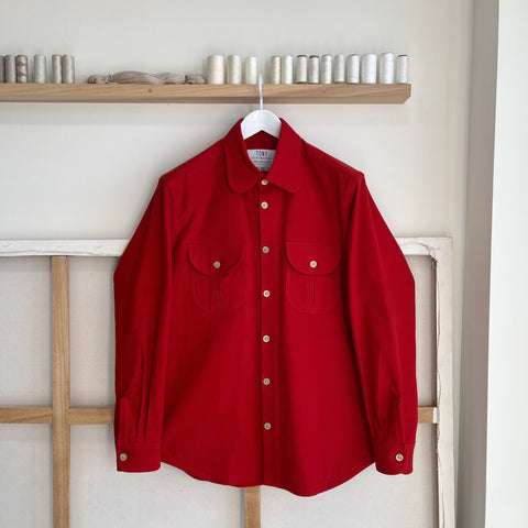 Blaze Red Moleskin TSM Shirt Jacket Size XL