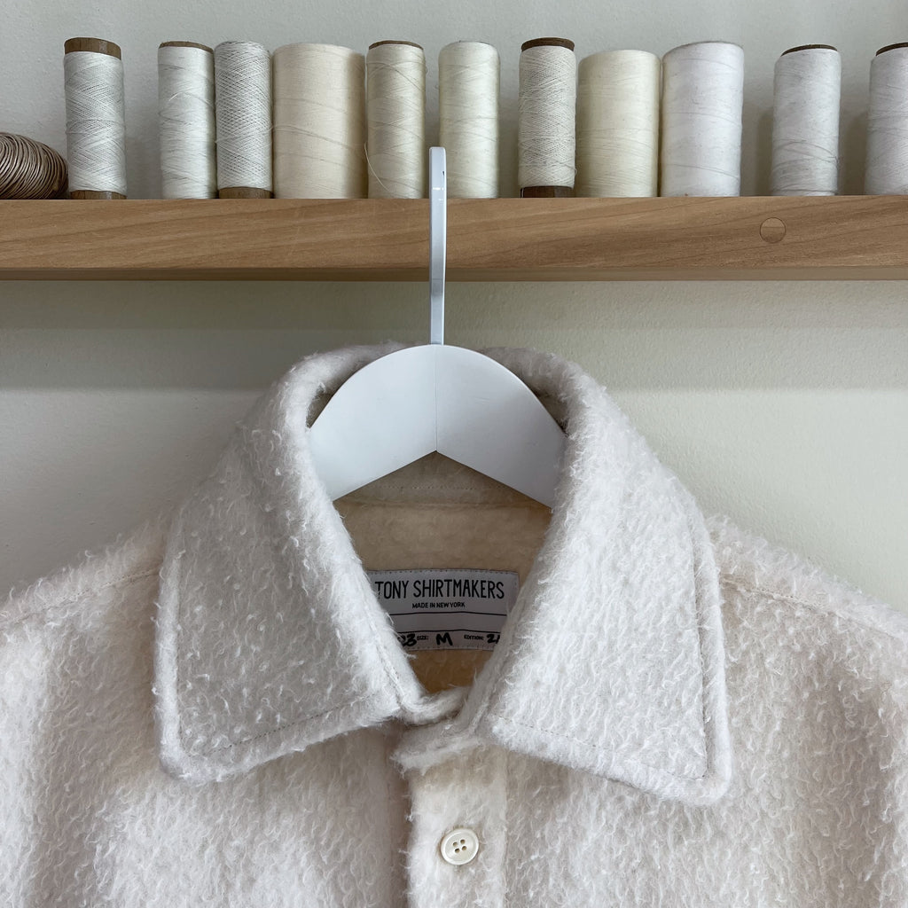 Bianco Casentino Wool Overshirt (Pre-Order)