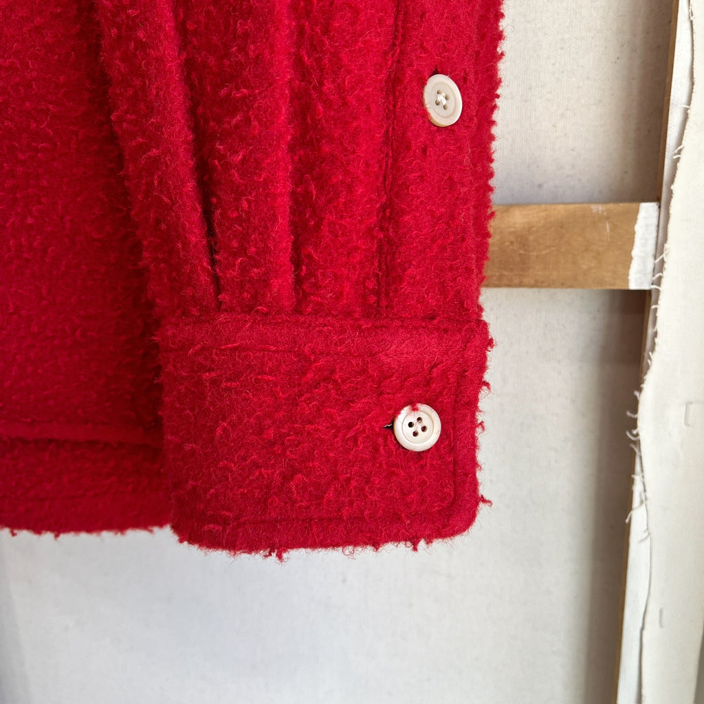 Roma Red Casentino Wool Chore Coat