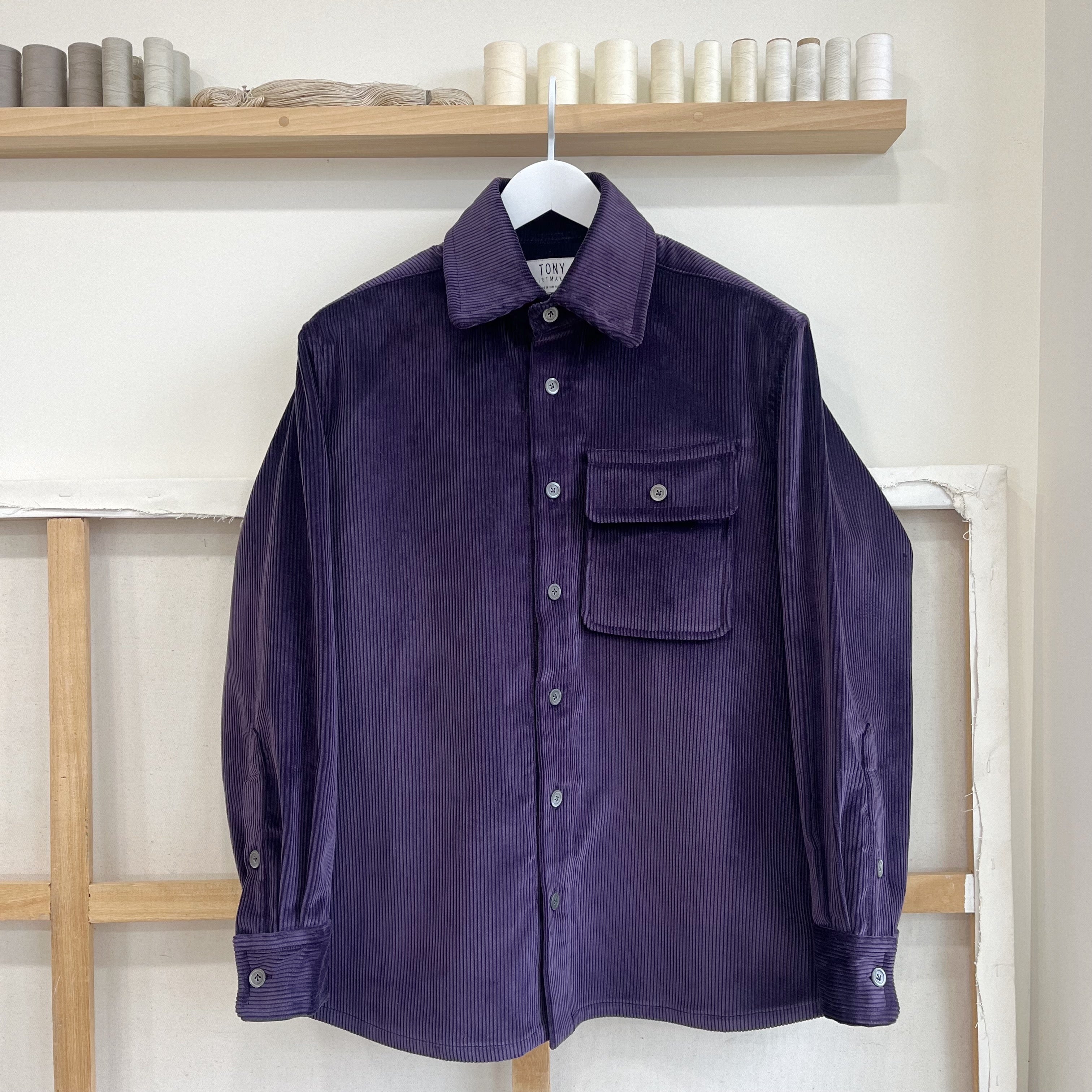 HELLRAZOR CORDUROY SHIRT JACKET / PURPLE (ヘルレイザー