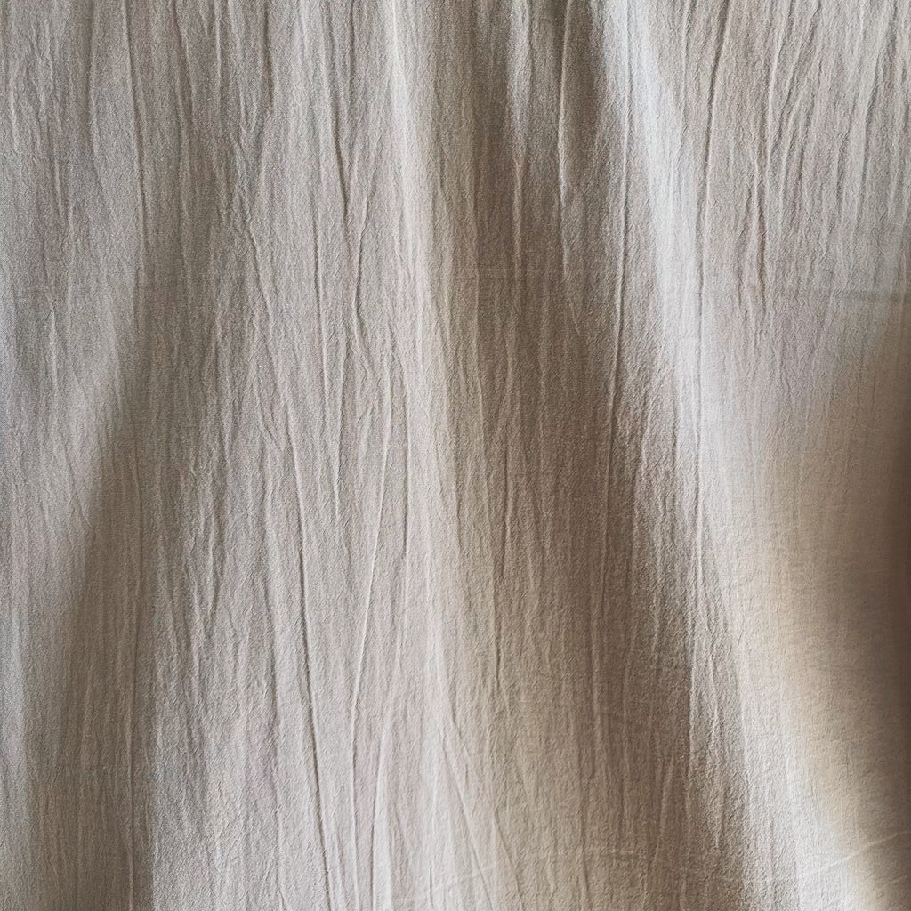 Taupe Laundered Cotton Dress Shirt