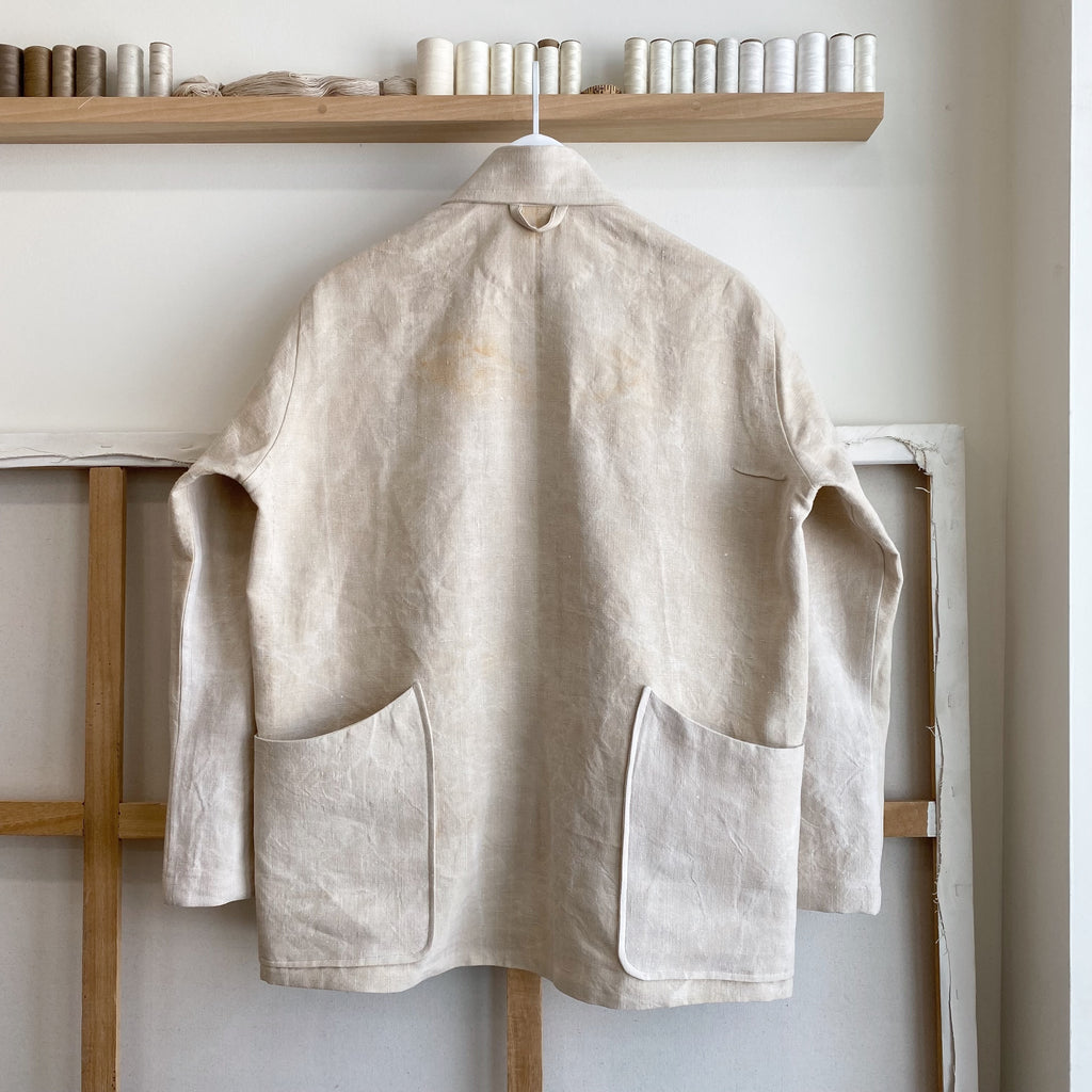Sand Antique Linen Sail Coat