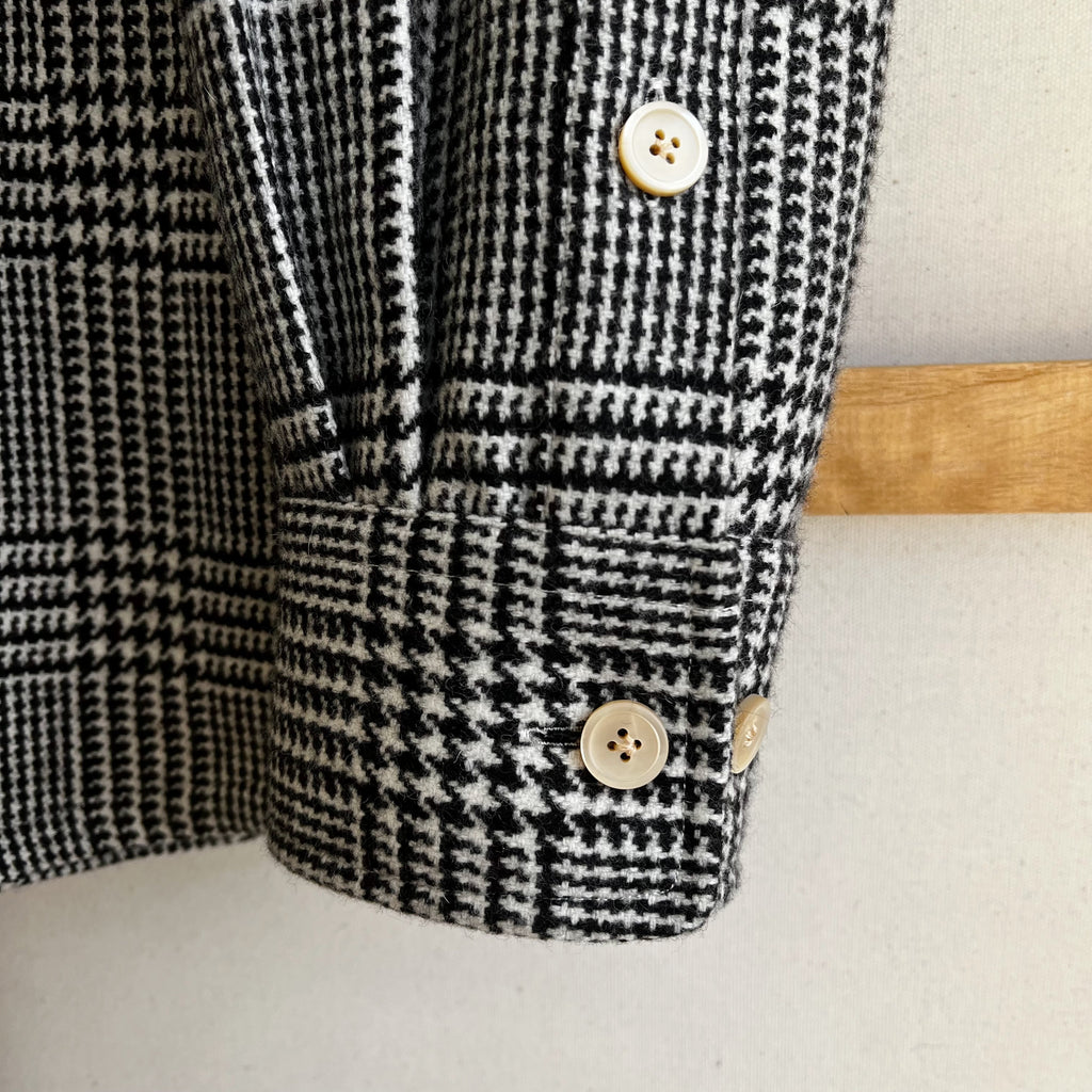 Prince of Wales Virgin Wool Overshirt