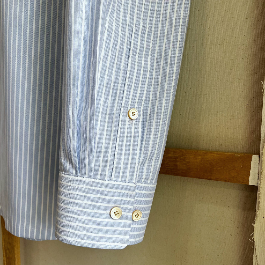 Sky Stripe OCBD Button Down Dress Shirt