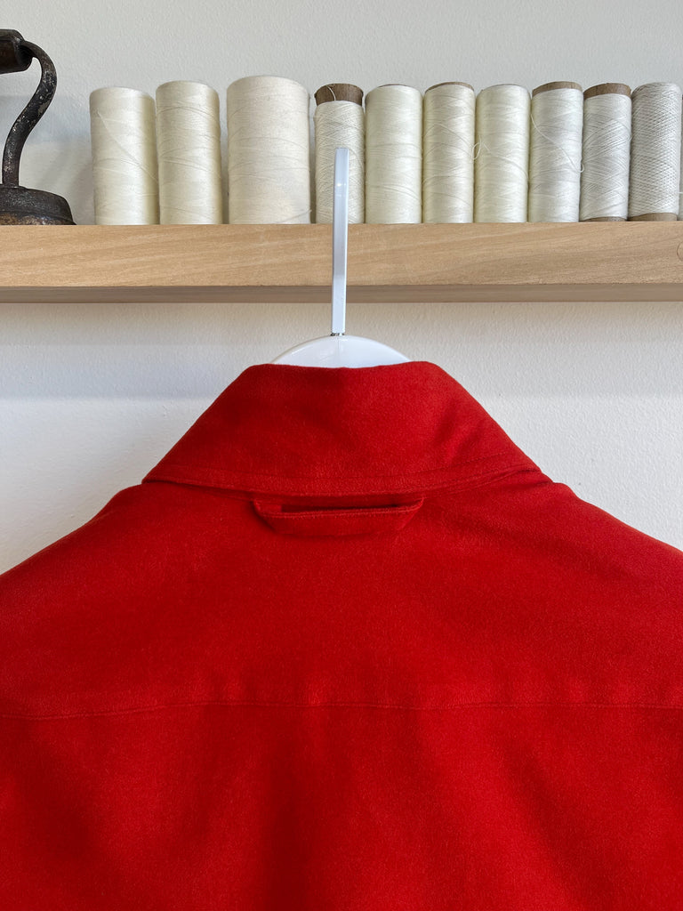 Blaze Red Moleskin Shirt Jacket