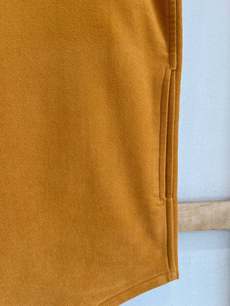 Ochre Moleskin Shirt Jacket