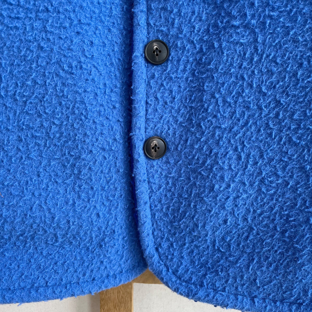 Pervinca/Cina Blue Reversible Casentino Wool Vest