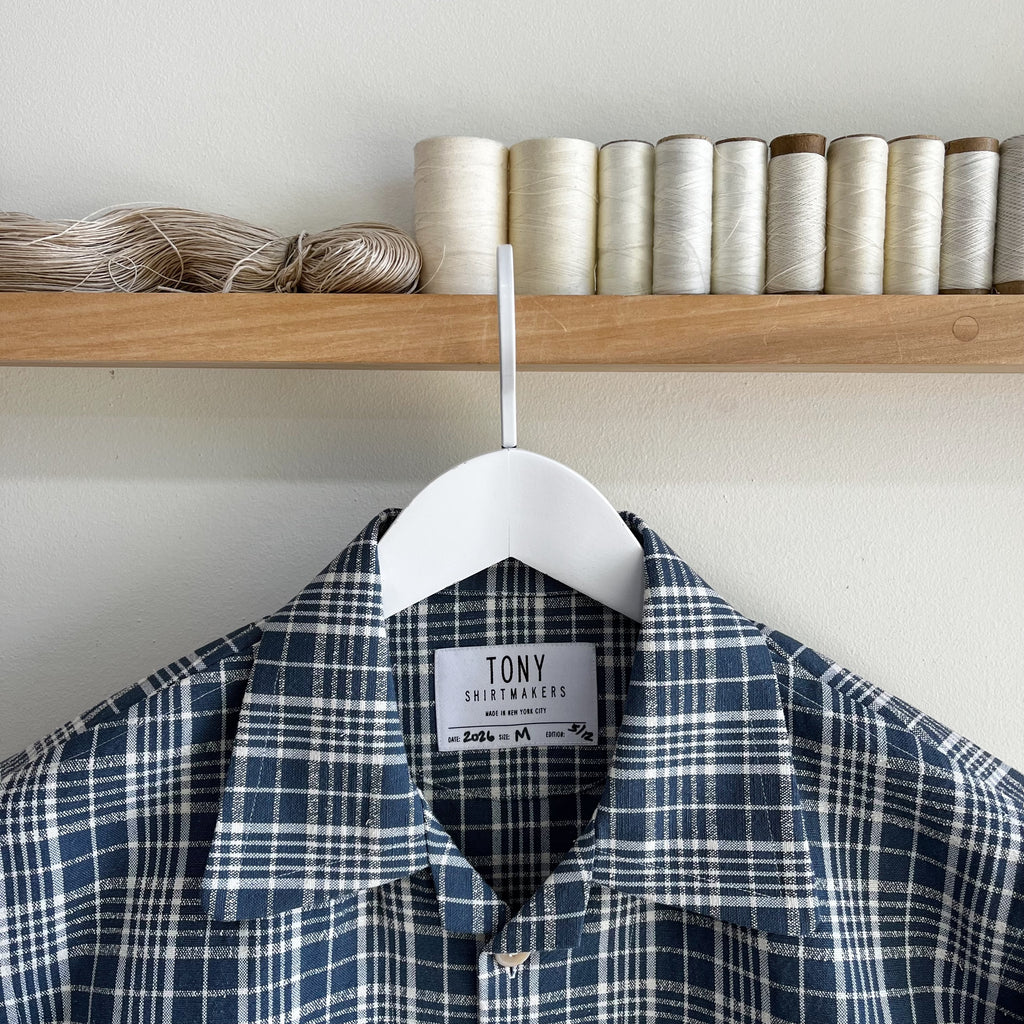Blue Picnic Plaid Camp Shirt