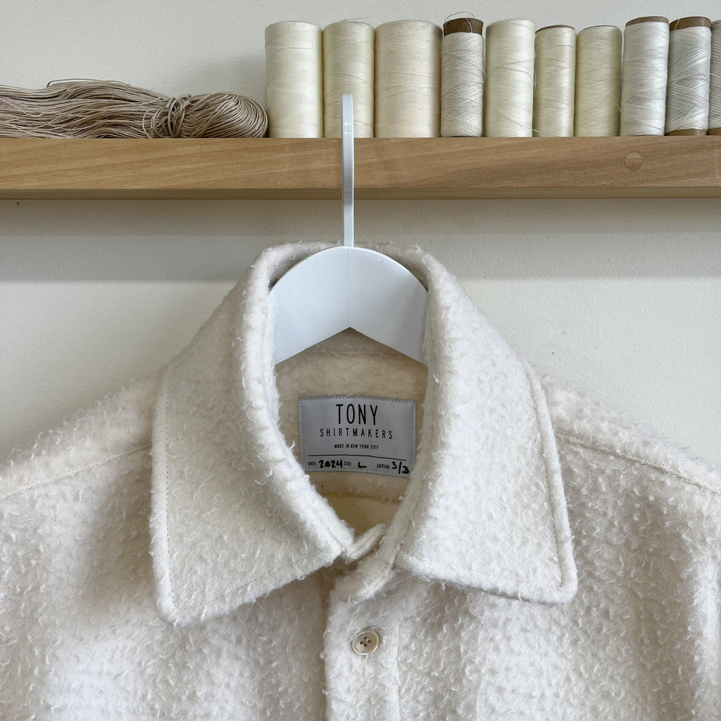 Bianco Casentino Wool Chore Coat