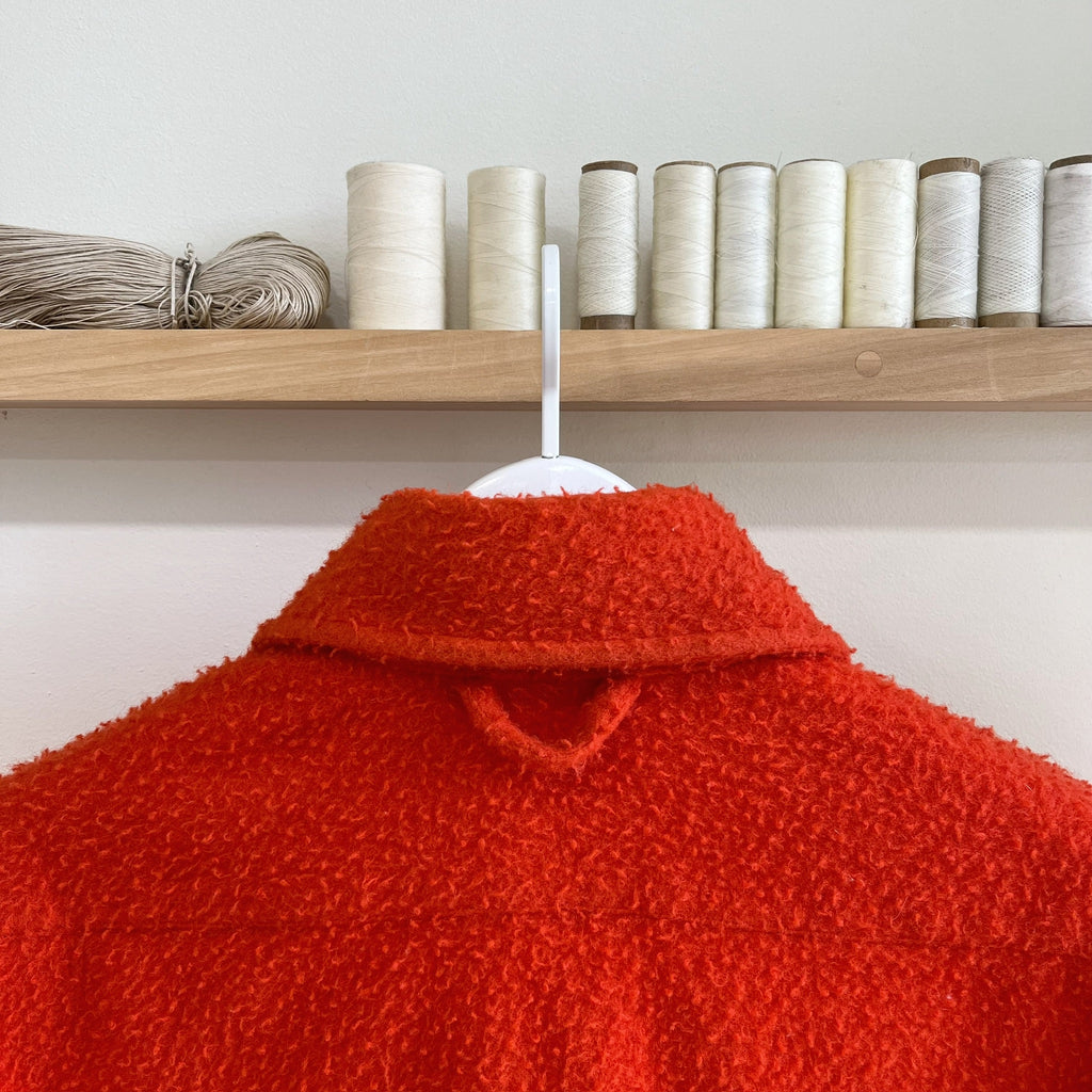 Blaze Orange Casentino Wool Chore Coat