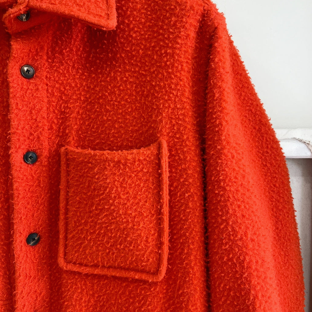 Nero Casentino Wool Chore Coat