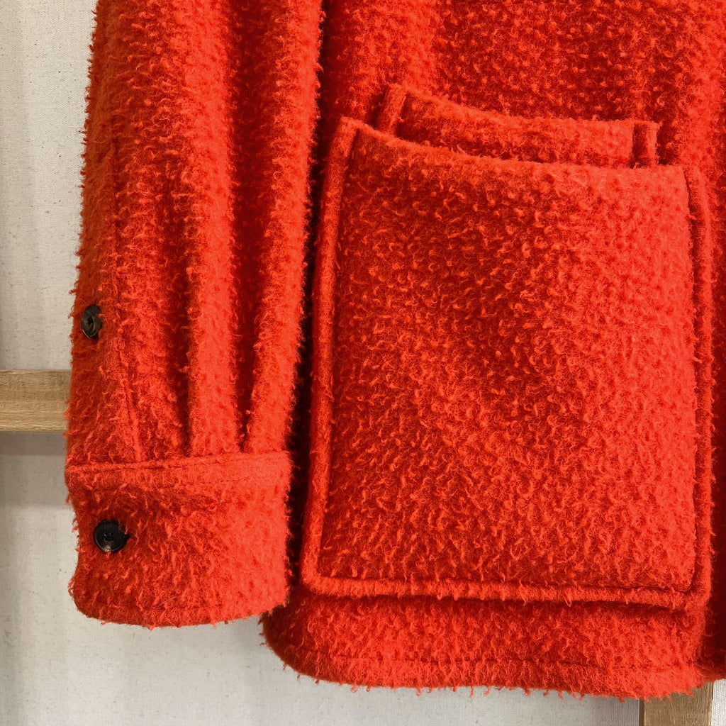 Blaze Orange Casentino Wool Chore Coat