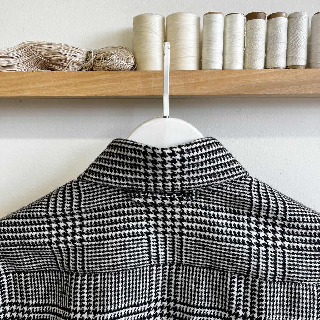 Prince of Wales Virgin Wool Overshirt