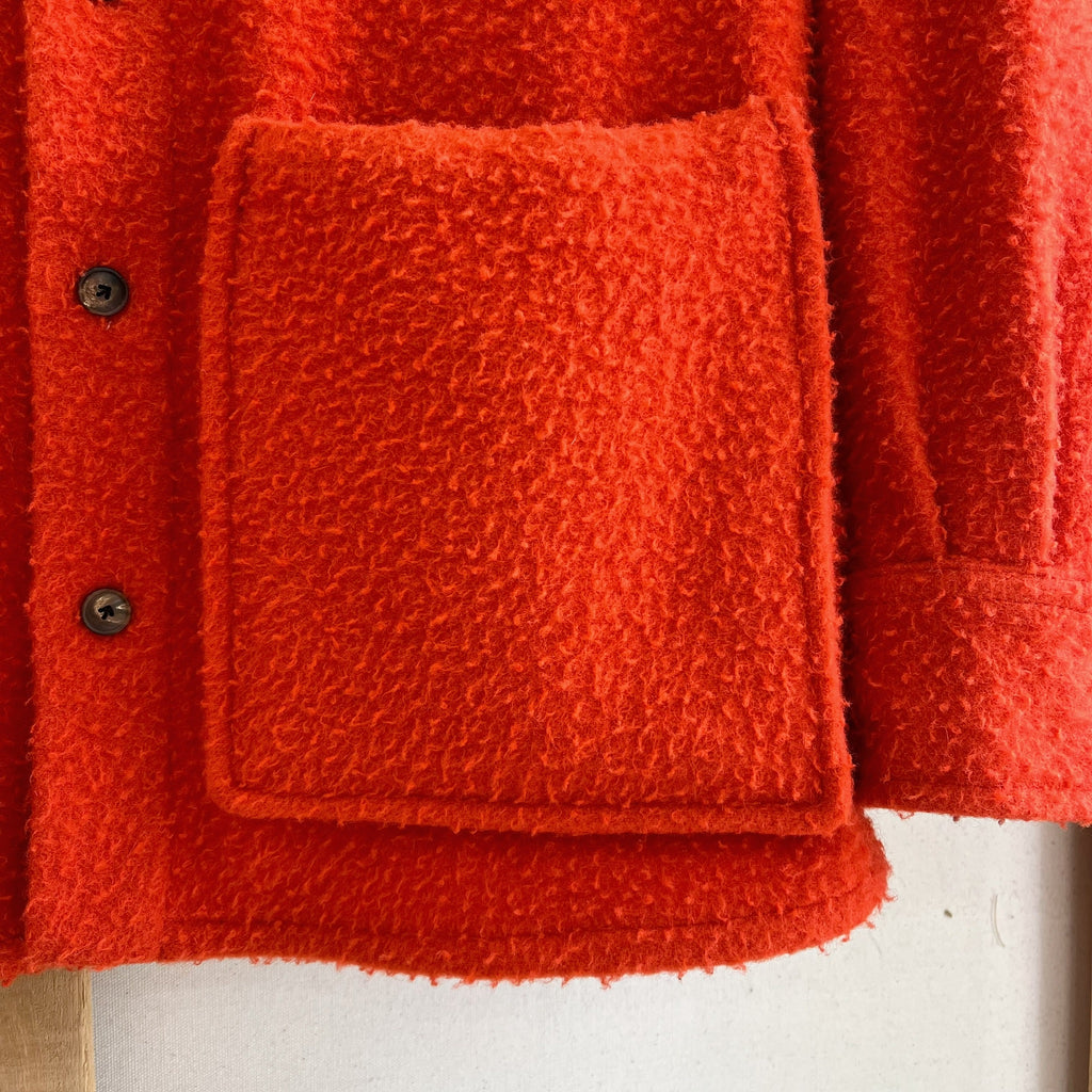 Blaze Orange Casentino Wool Chore Coat