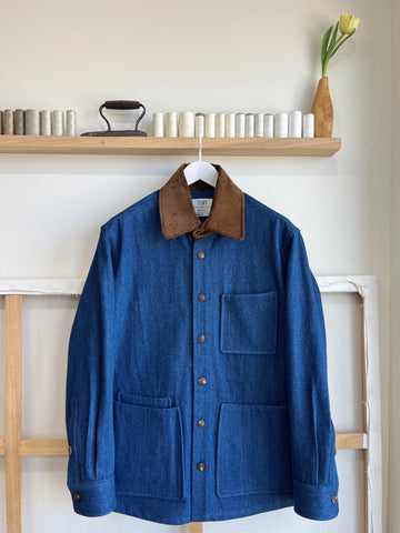 Medium Wash Denim Chore Coat