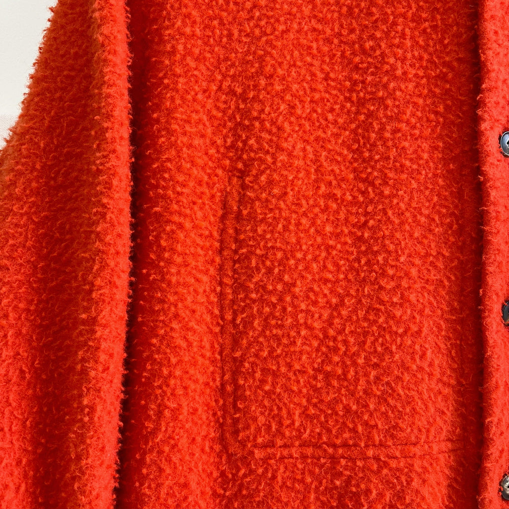 Blaze Orange Casentino Wool Chore Coat