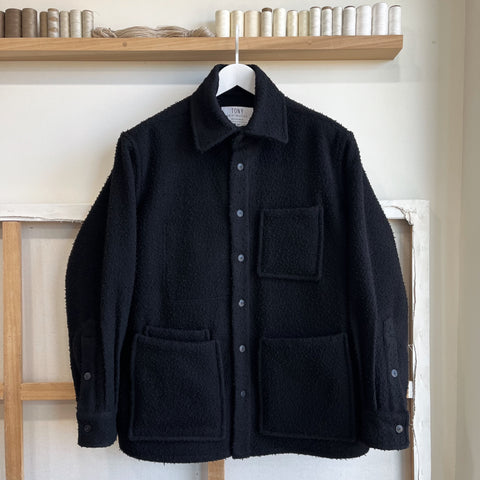 Nero Casentino Wool Chore Coat