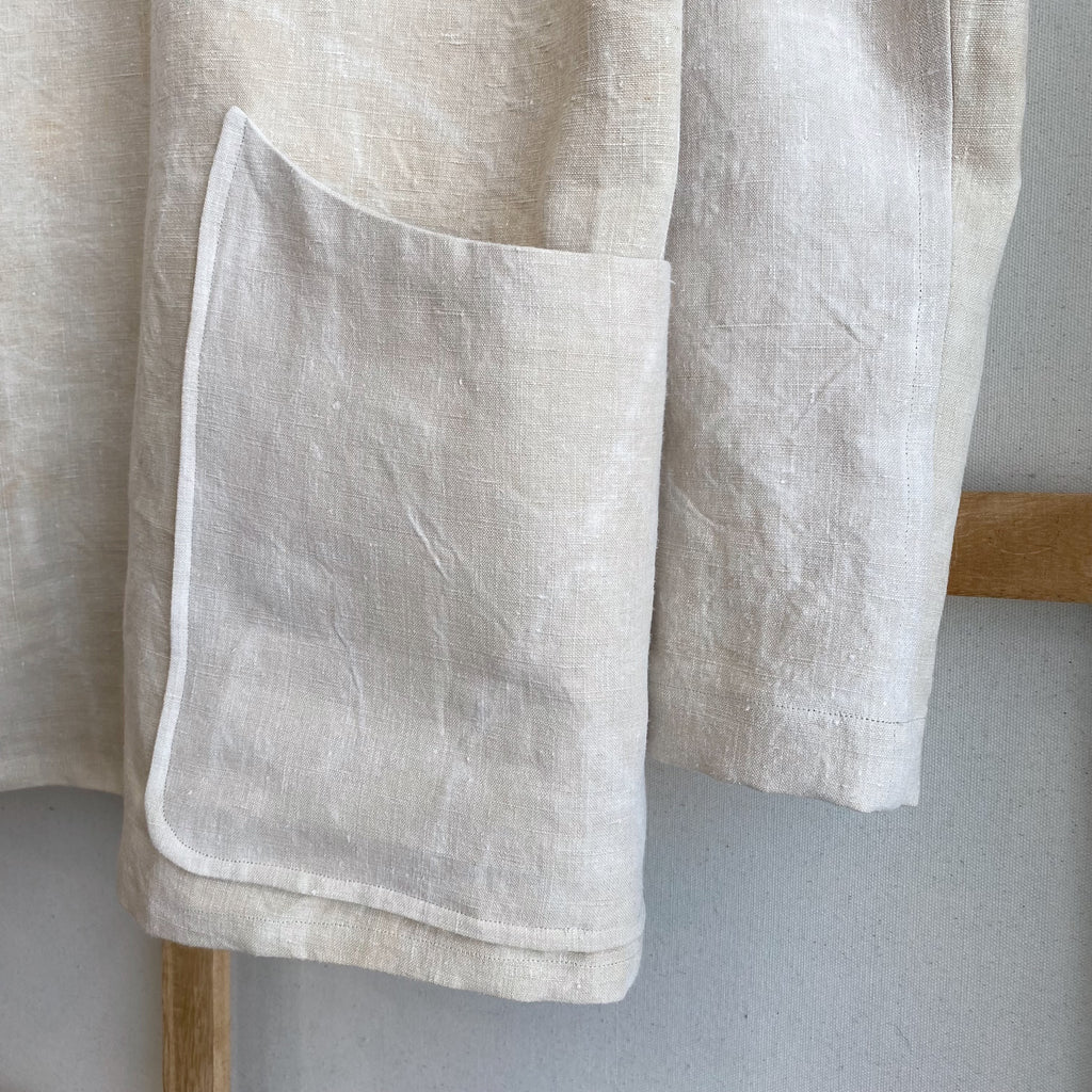 Sand Antique Linen Sail Coat