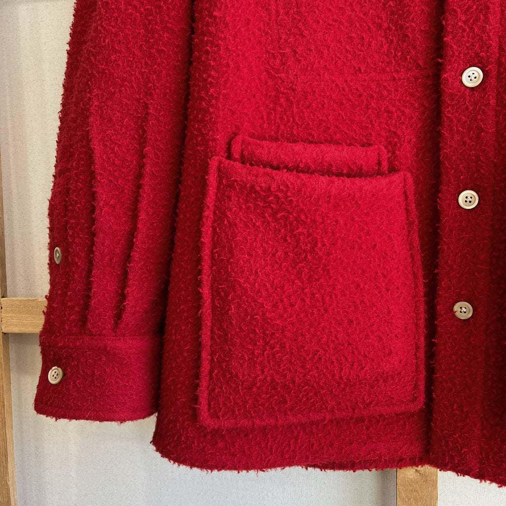 Roma Red Casentino Wool Chore Coat