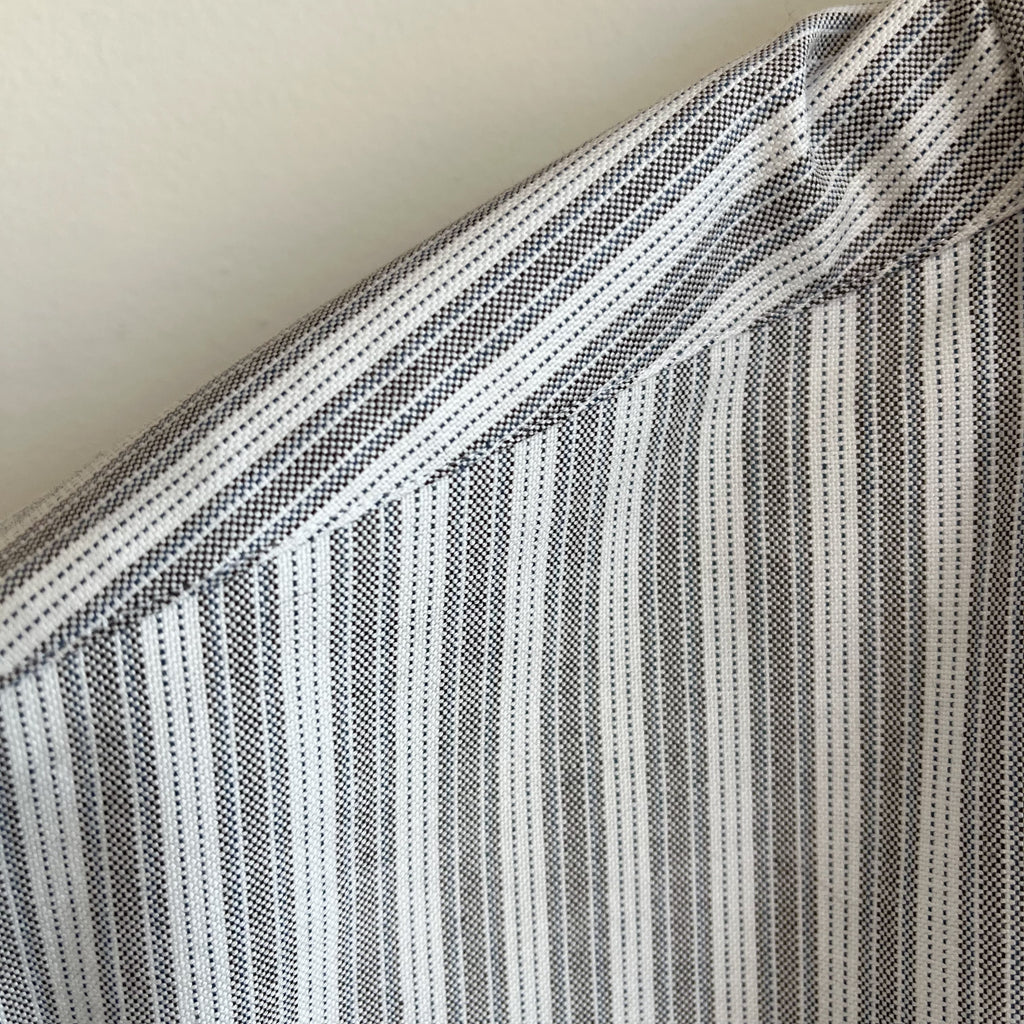 Dead-stock Cotton Oxford Stripe Dress Shirt