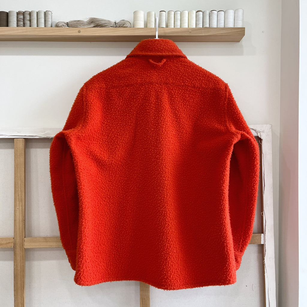 Blaze Orange Casentino Wool Chore Coat