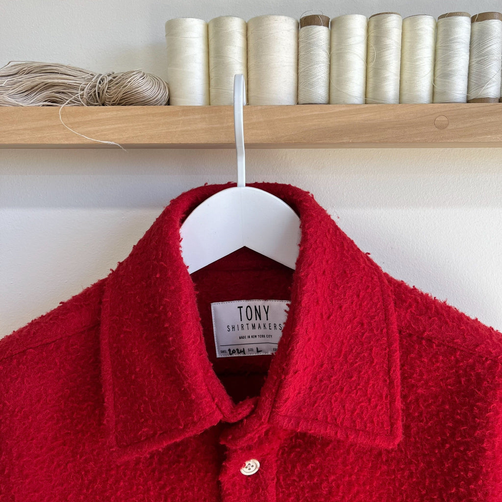 Roma Red Casentino Wool Chore Coat