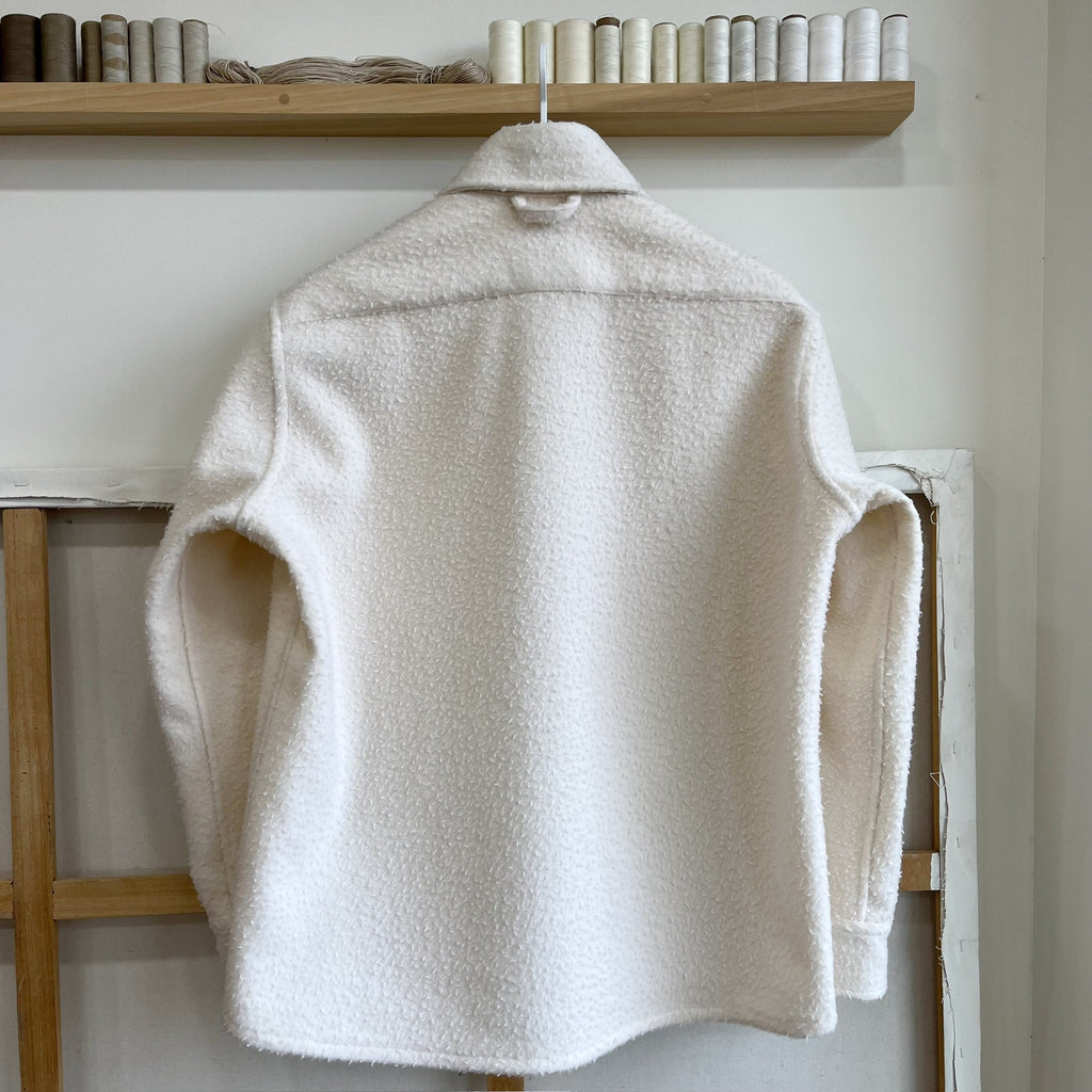 Bianco Casentino Wool Chore Coat