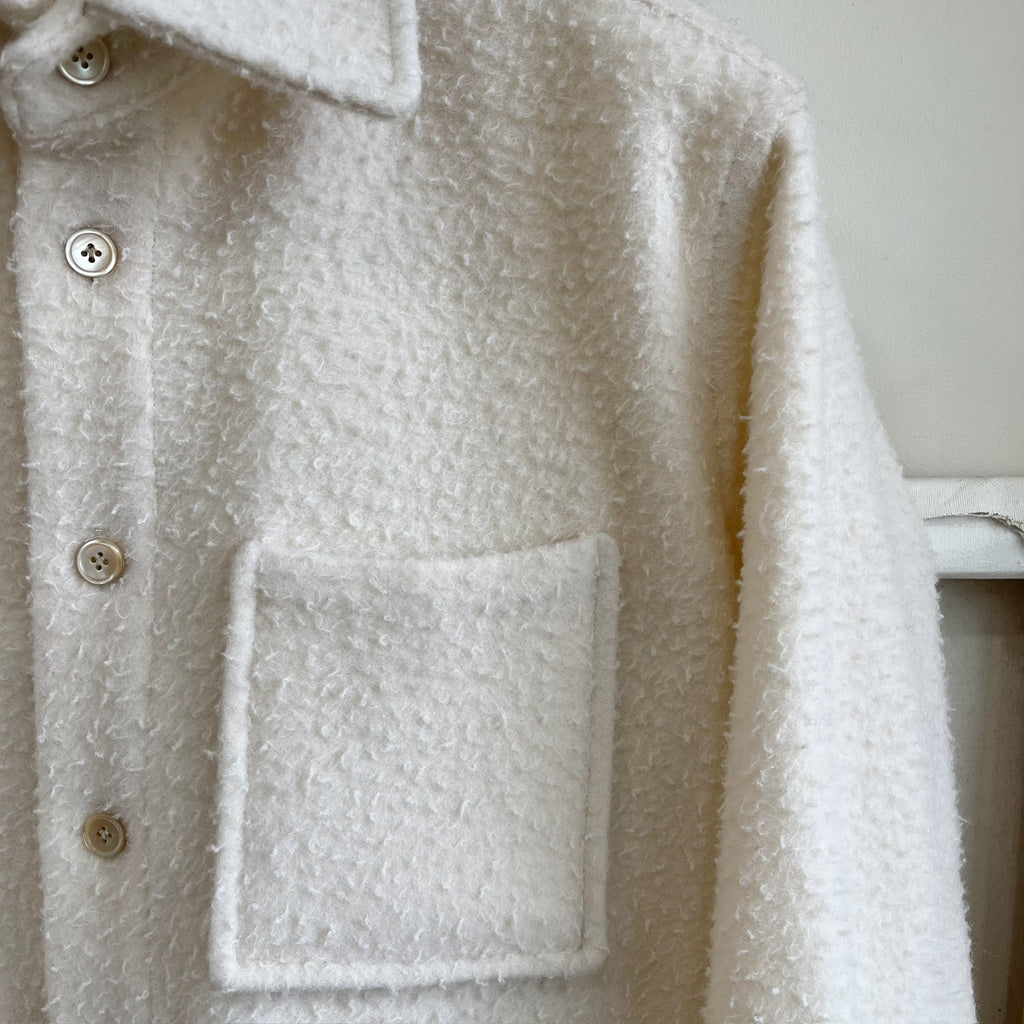 Bianco Casentino Wool Chore Coat