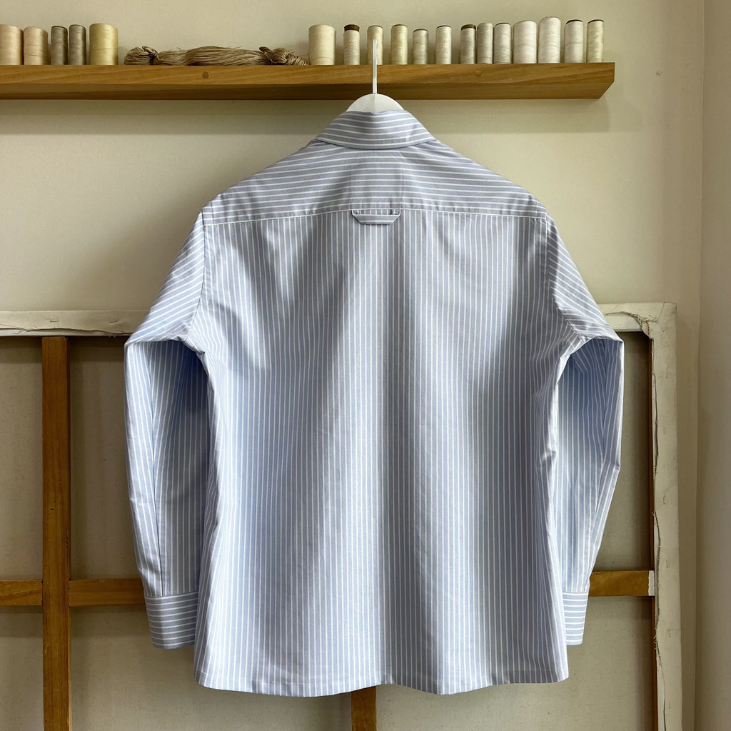 Sky Stripe OCBD Button Down Dress Shirt
