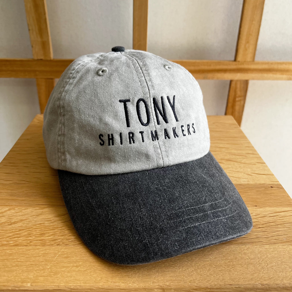 TSM Garment Dyed Cap in Stone & Soot