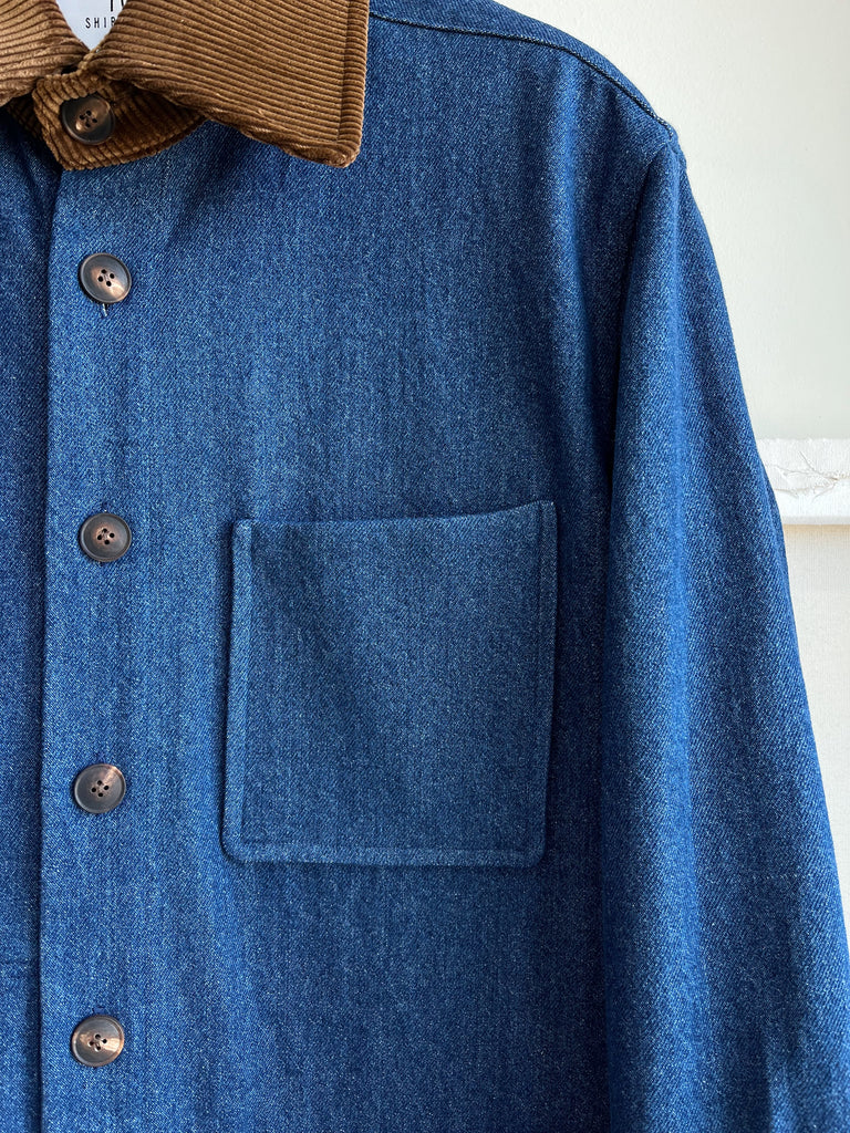Medium Wash Denim Chore Coat