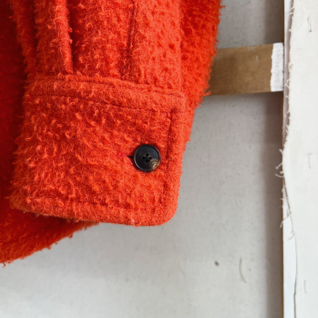 Blaze Orange Casentino Wool Chore Coat