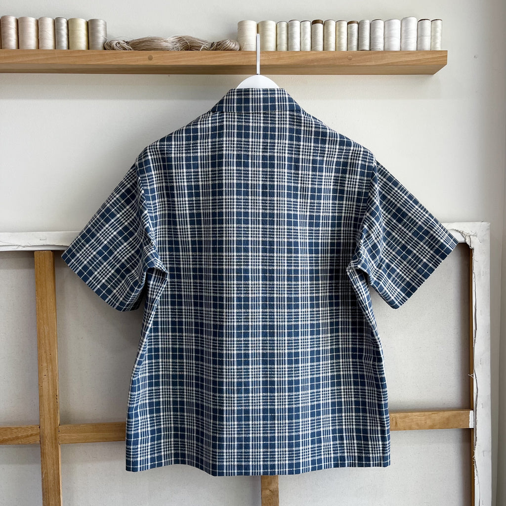 Blue Picnic Plaid Camp Shirt