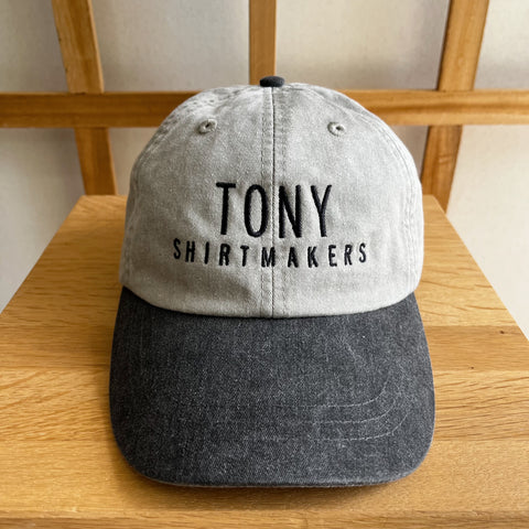 TSM Garment Dyed Cap in Stone & Soot